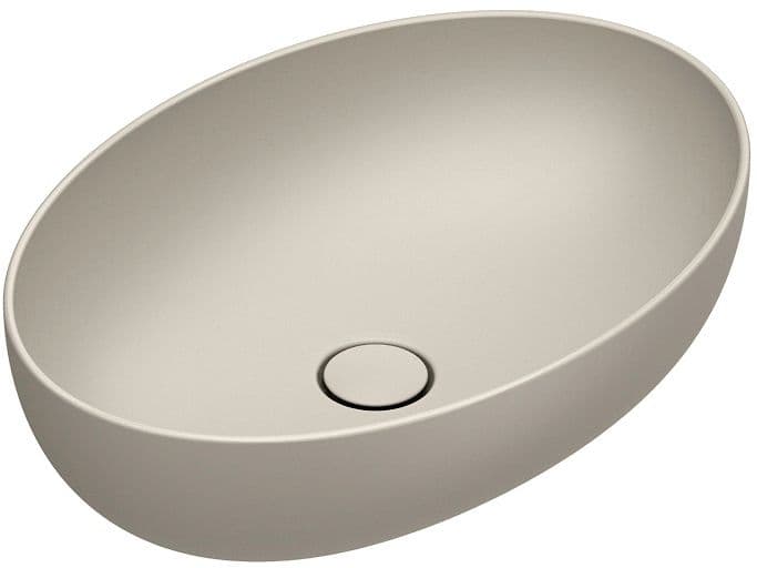 VASQUE A POSER SFERA CATALANO CATAGLAZE+ 60X42 H16 SANS TROP-PLEIN SABBIA SATINATO