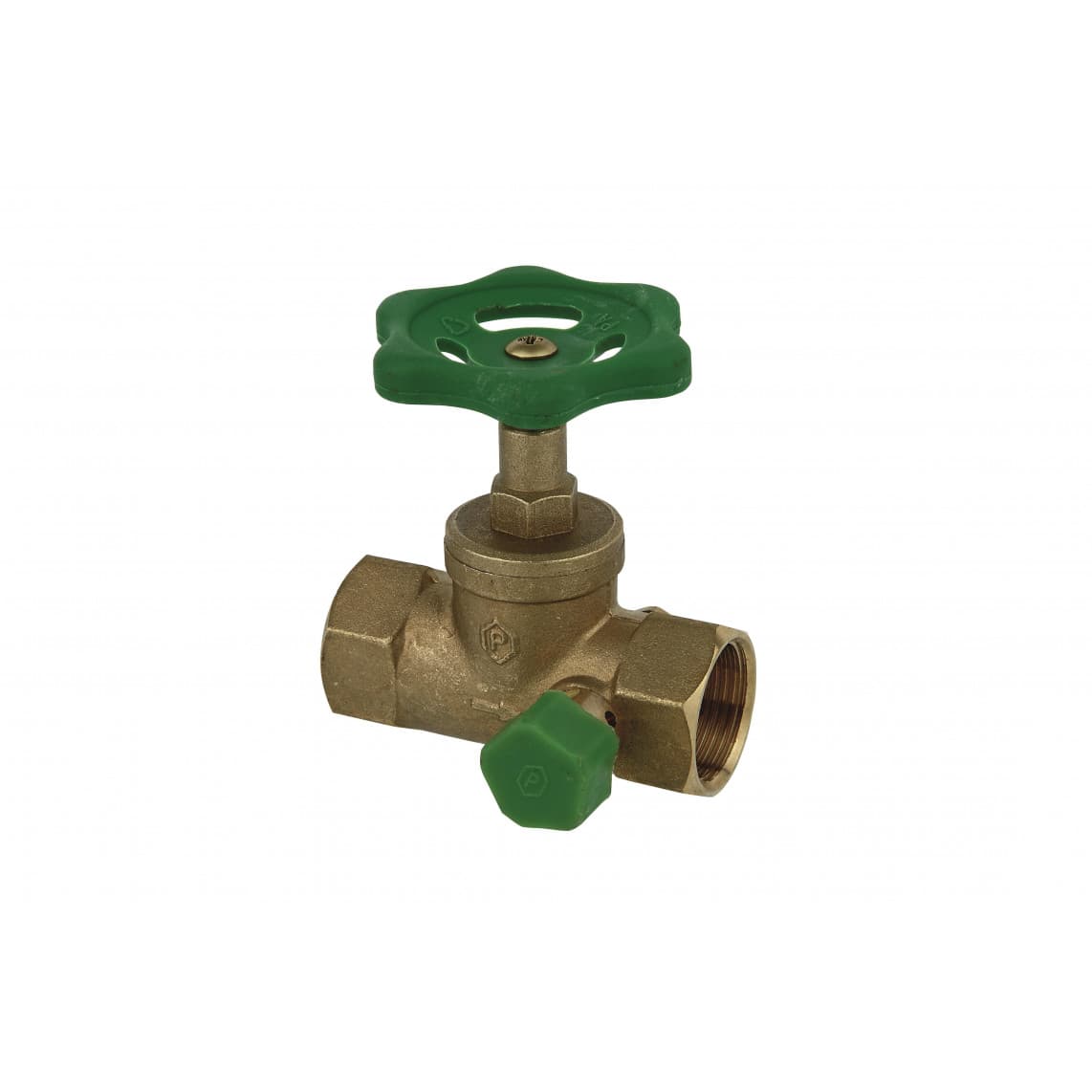 988576055 vanne à passage direct, 3/4" F, avec vidange