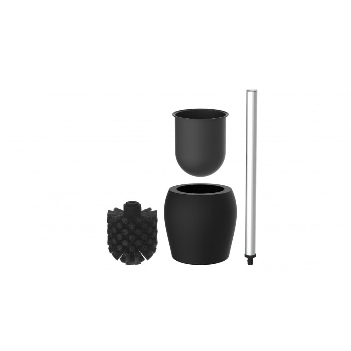 BA0102 Toiletborstelhouder, zwart