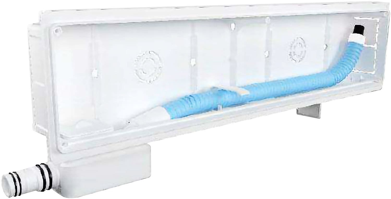 COFFRET ENCASTRABLE DE PRÉINSTALLATION +SIPHON PR UNITE INTERIEURE AIRCO HORIZONTAL 43X16X5CM GYPROC