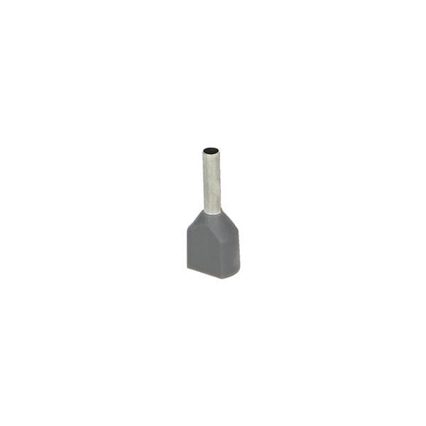 Borne d'extrémité de câble double isolée max. section 2,5mm² longueur du manchon cuivre: 10mm