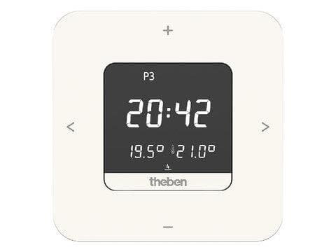 Thermostat à horloge digital BLE 2 x 1,5V 24h / 7 jours 1NO 10A IP40