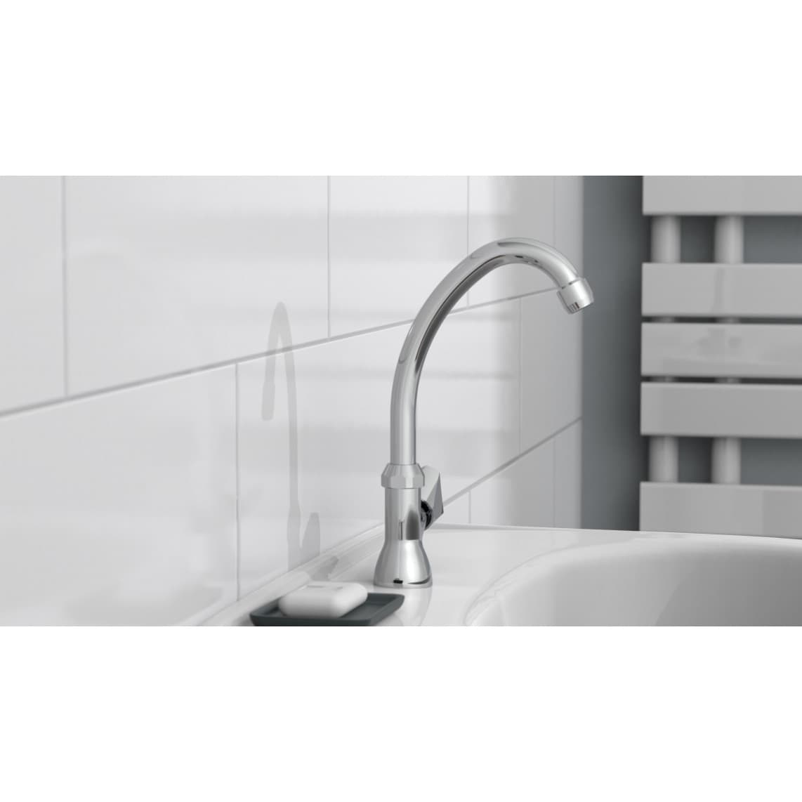 37970 CARNEO robinet eau froide pivotant, chromé