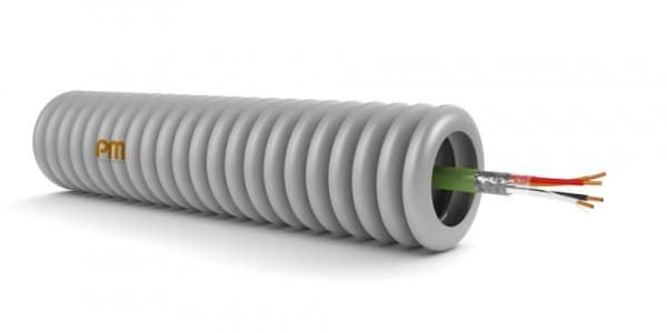 Tube précâblé Eib 2 x 2 x 0.8 Bus diamètre 16mm full Lsoh en rouleau de 100m classe CPR: CCA s1d1a1