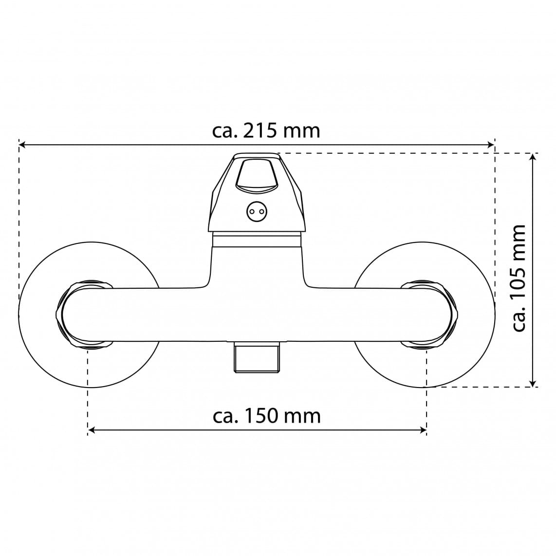 NI168SCR SPEED Douchekraan, chroom