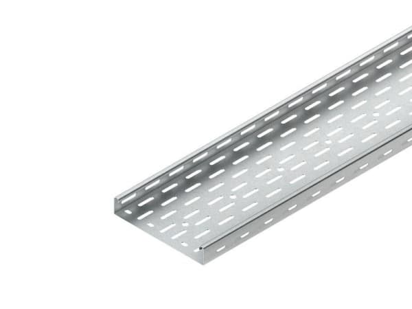 Chemin de câble + éclisse en U, longueur = 3m, épaisseur = 0,75mm, sendzimir