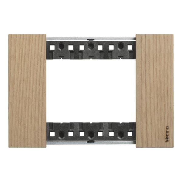 LNow plaque 3 modules Oak pour support référence K4703
