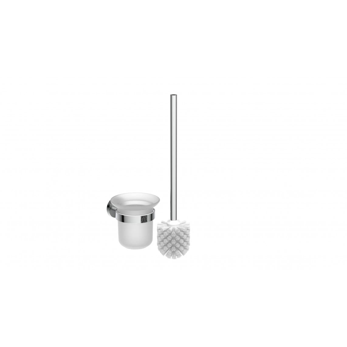 10115 LONDON Toiletborstel set, chroom, Wandmontage
