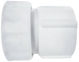 RACCORD +ECROU LIBRE POUR TUYAU D'EVACUATION 6/4"-40MM