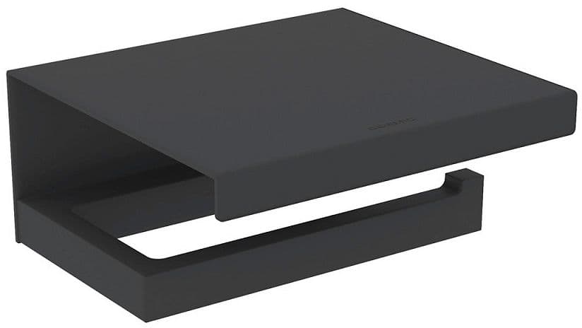 PORTE-ROULEAU AVEC COUCERCLE GRID COSMIC NOIR MAT
