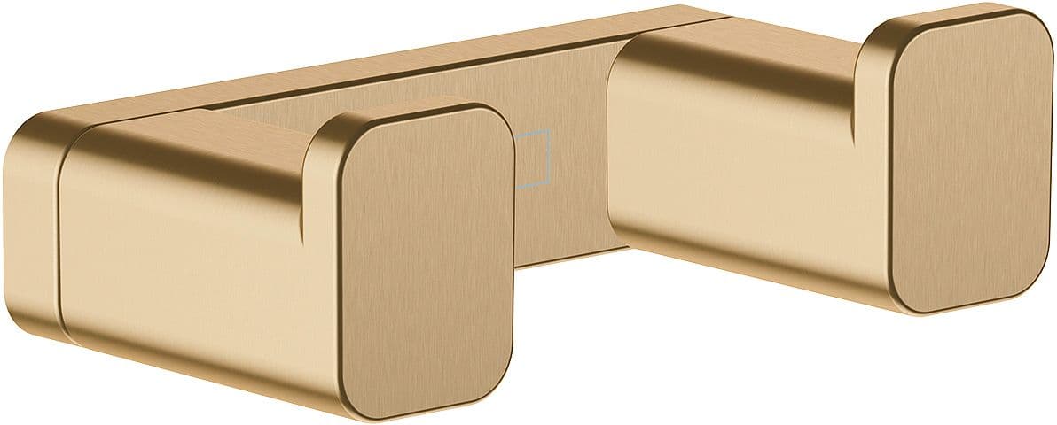 PORTE-MANTEAU DOUBLE ADDSTORIS Q HANSGROHE BRUSHED BRONZE