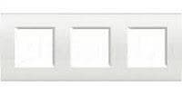Plaque 3 x 2 modules light Blanc light - 80 x 230mm