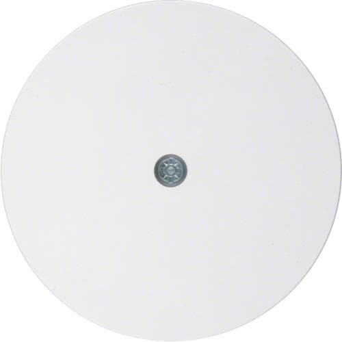 Enjoliveur pour sortie de câble Berker R.1 / R.3 / R.Classic Blanc polaire, brillant