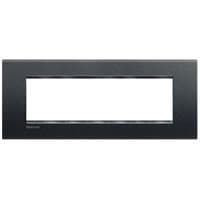 LivingLight - plaque rectangulaire 7 modules Anthracite