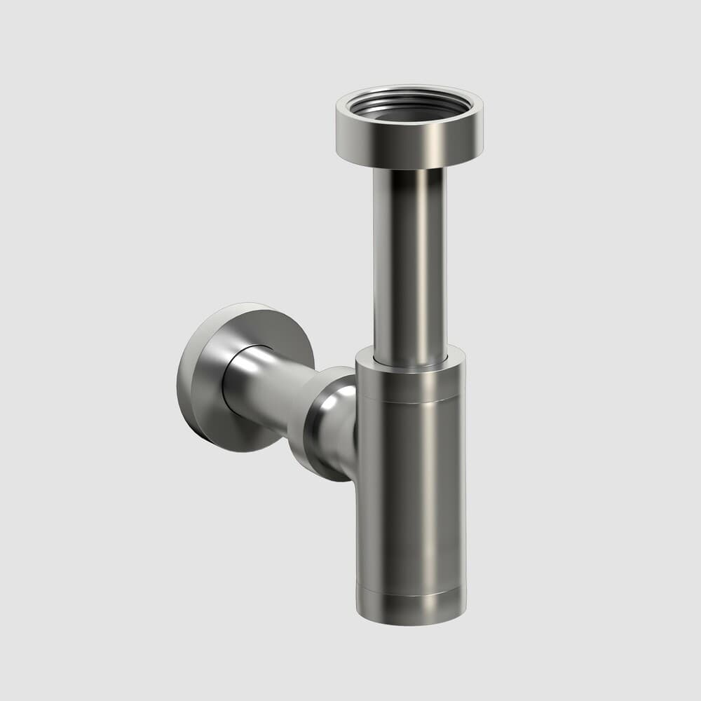 Clou MiniSuk siphon design pour lave-mains 5/4" D38 inox brossé