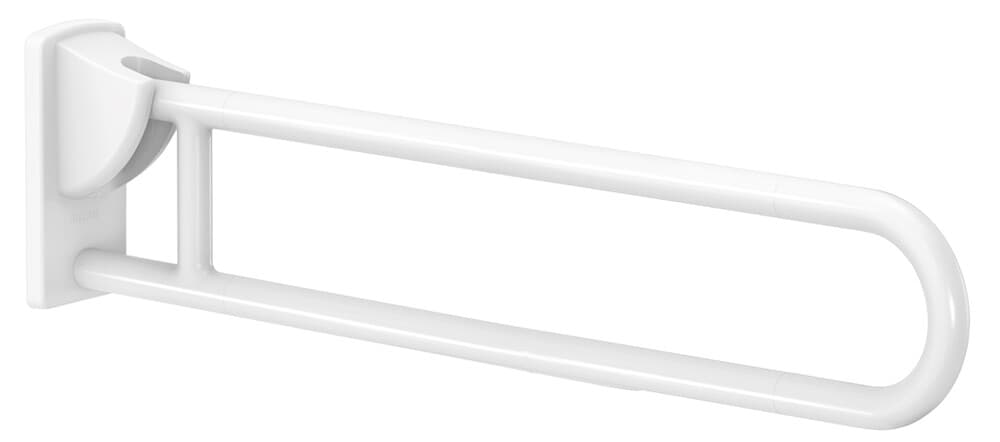 Delabie barre D32 L850mm rebattable nylon blanc
