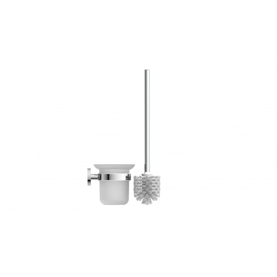 10115 LONDON Toiletborstel set, chroom, Wandmontage