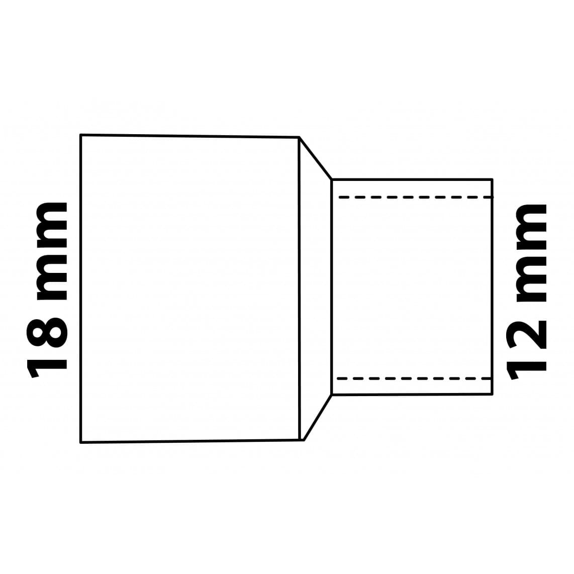 989078055 CU mamelon réducteur, vierge, 18 mmA x 12 mm, 1 manchon, (5243)