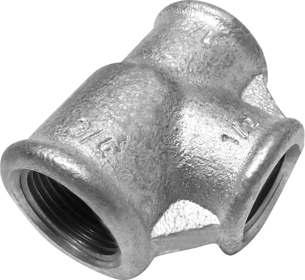 Georg Fischer galvanisé nr.130 Té 3/4" x 1/2" x 3/4"