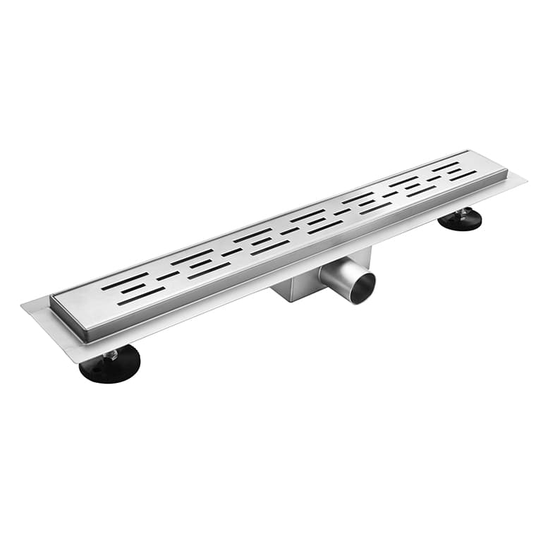 ALONI Shower Channel – With Grille – Complete – 100cm – Brushed Stainless Steel