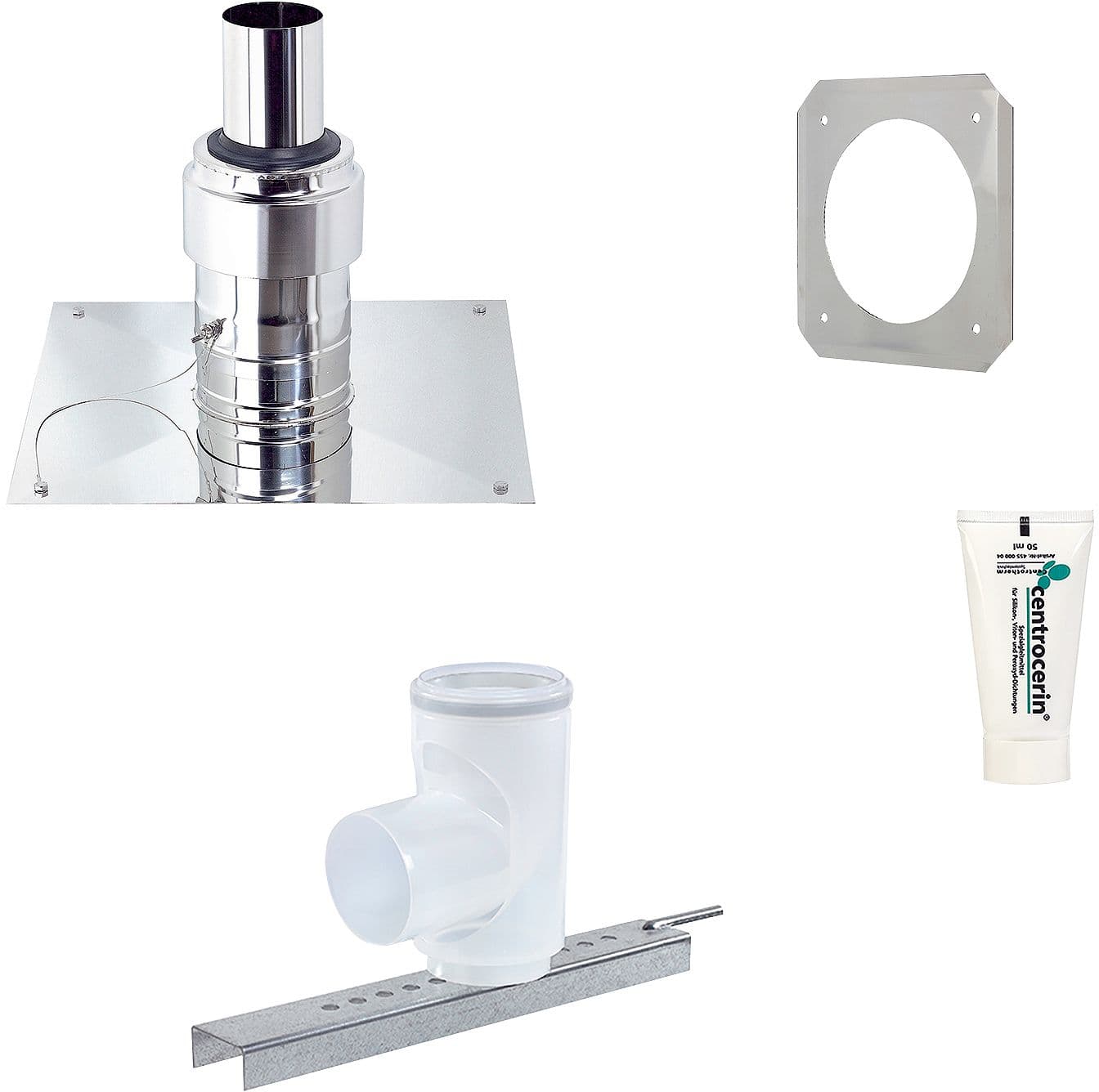 CASCADE SET RACCORDEMENT TUYAU PP 160MM UBBINK