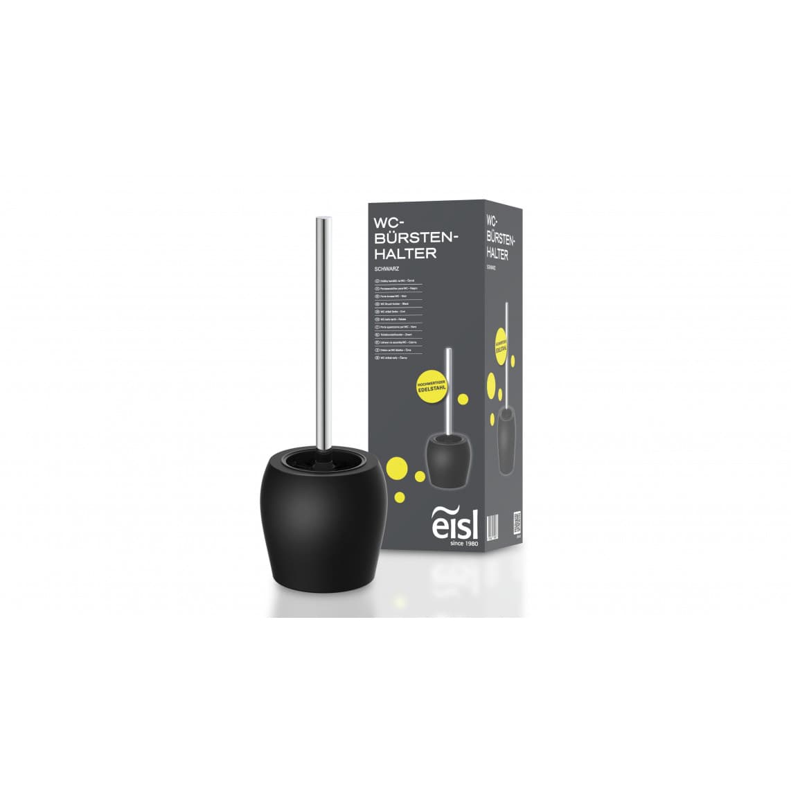 BA0102 Toiletborstelhouder, zwart