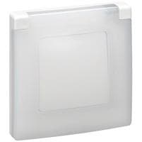 Niloé plaque 1 P IP44 IK07 Blanc
