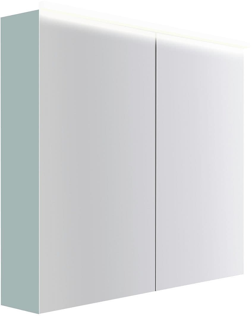 ARMOIRE TOILETTE COFFEE 2 PORTES 900MM 4250K BLEU AZUR DOUX MAT