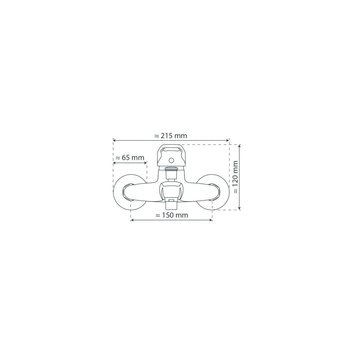 35030 BATONI Mitigeur bain/douche, chromé