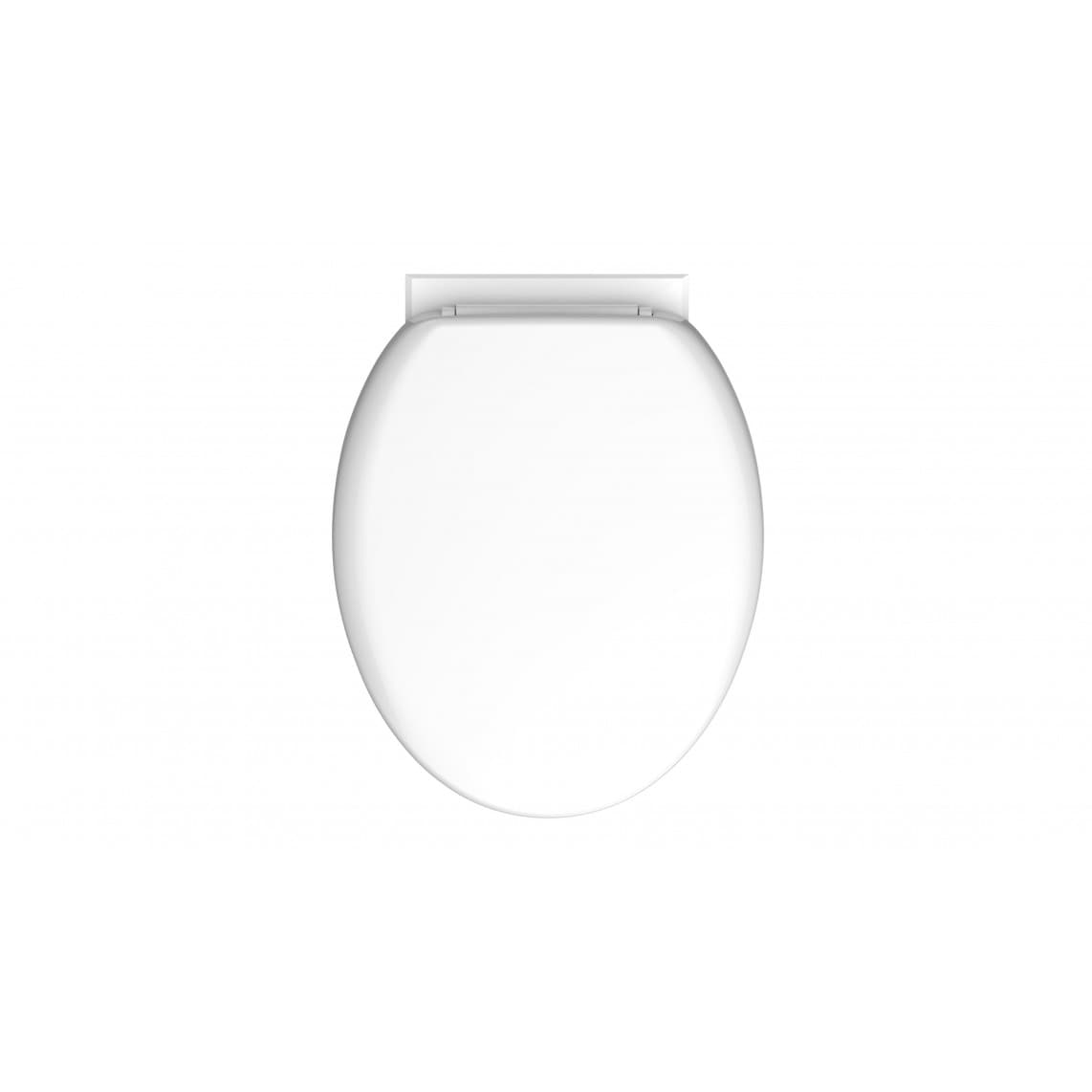 10220 Duroplast WC-zitting, wit, met valrem