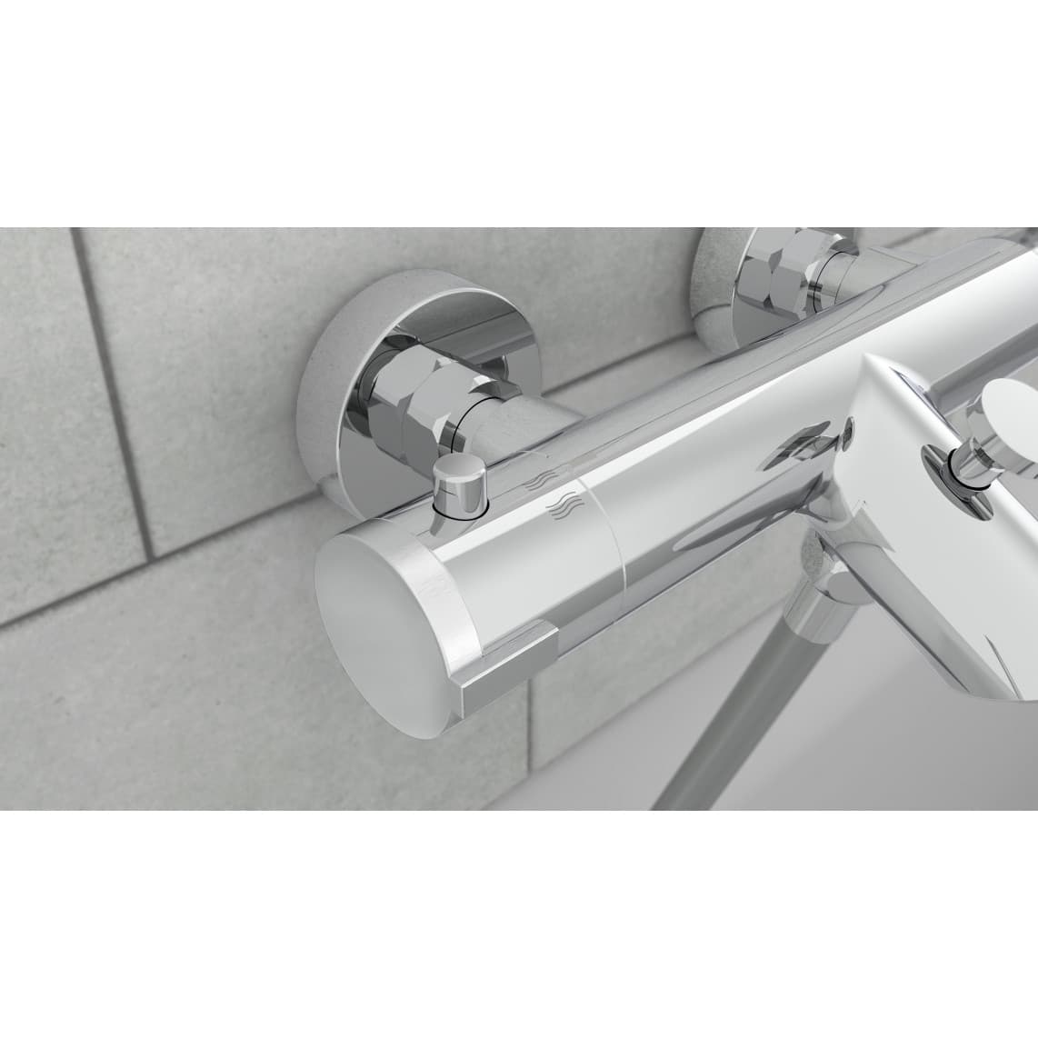52470 LONDON Mitigeur thermostatique bain/douche, chromé