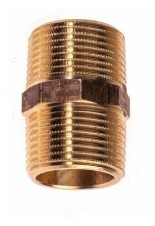 Bronzen XL draadnippel 2" 1/2 Viega