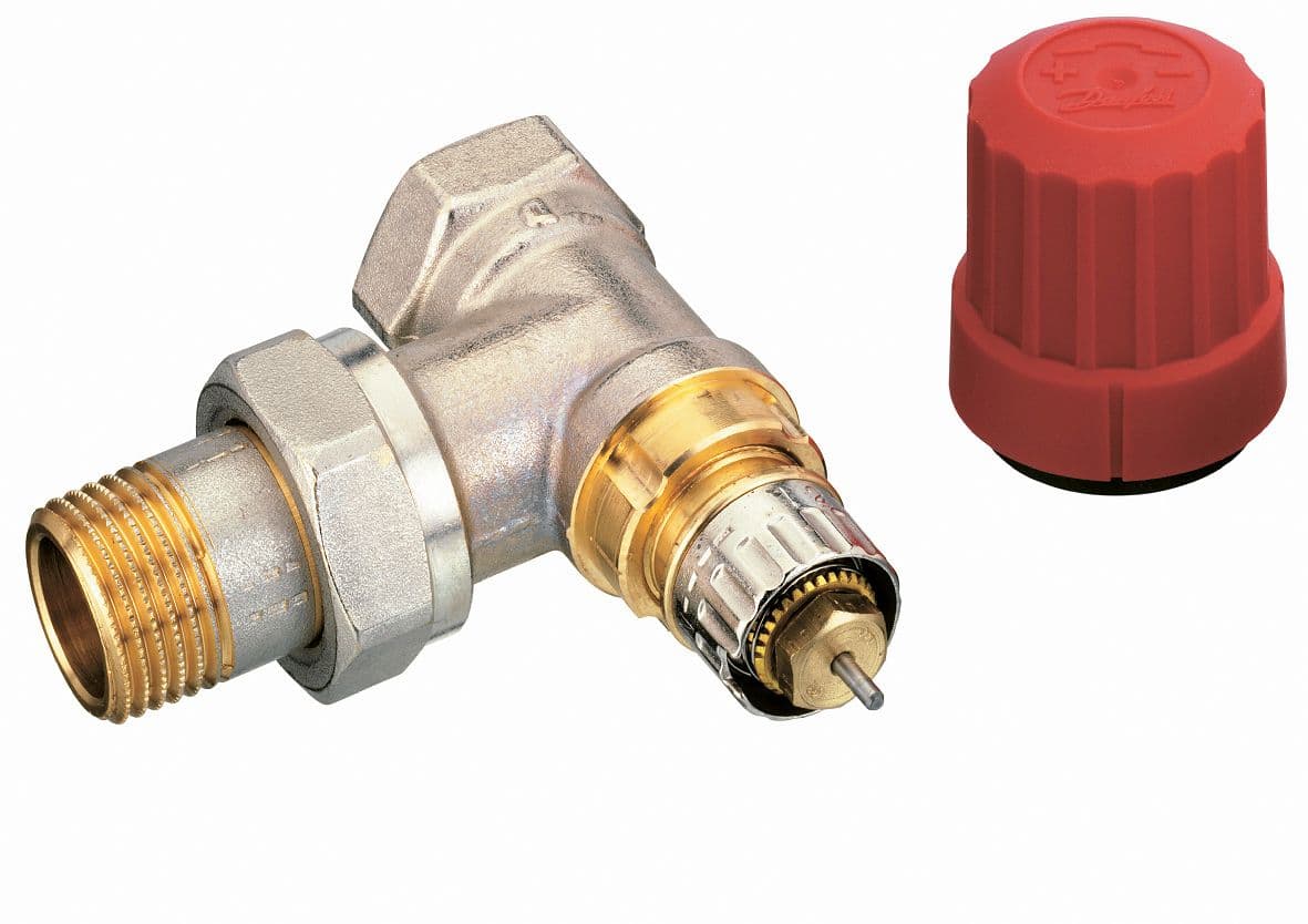 VANNE RADIATEUR THERMOSTATIQUE DANFOSS EQUERRE 4/4"MF