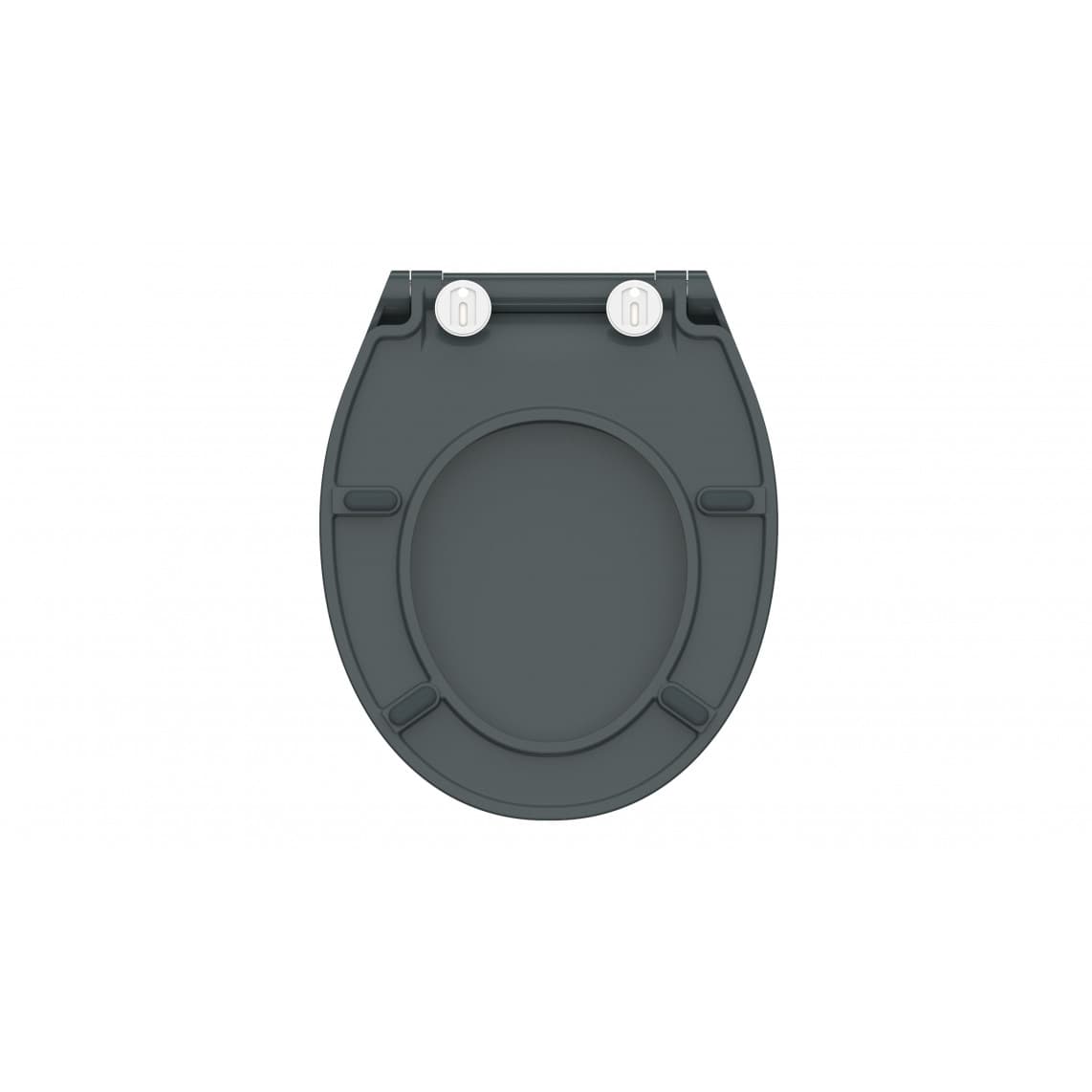 82704 Duroplast Toilet seat SLIM ANTHRAZIT, with soft close and quick release