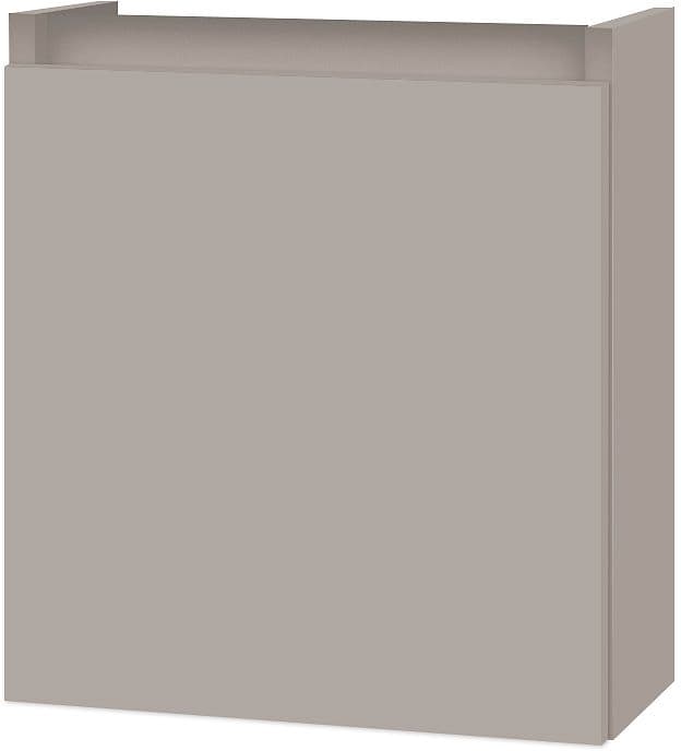 SOUS MEUBLE LAVE-MAINS FORM MINI 40CM REVERSIBLE POUDRE GRIS