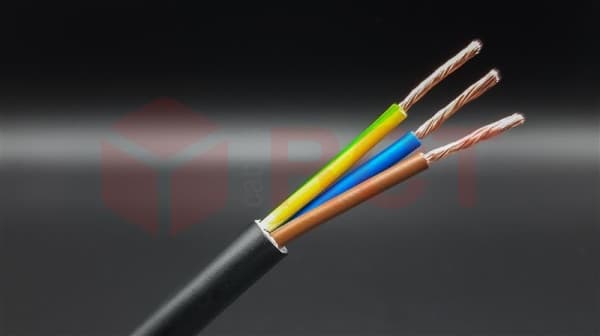Vtmb 3 G 0.75 Noir (H05VV-F) en rouleau de 100m