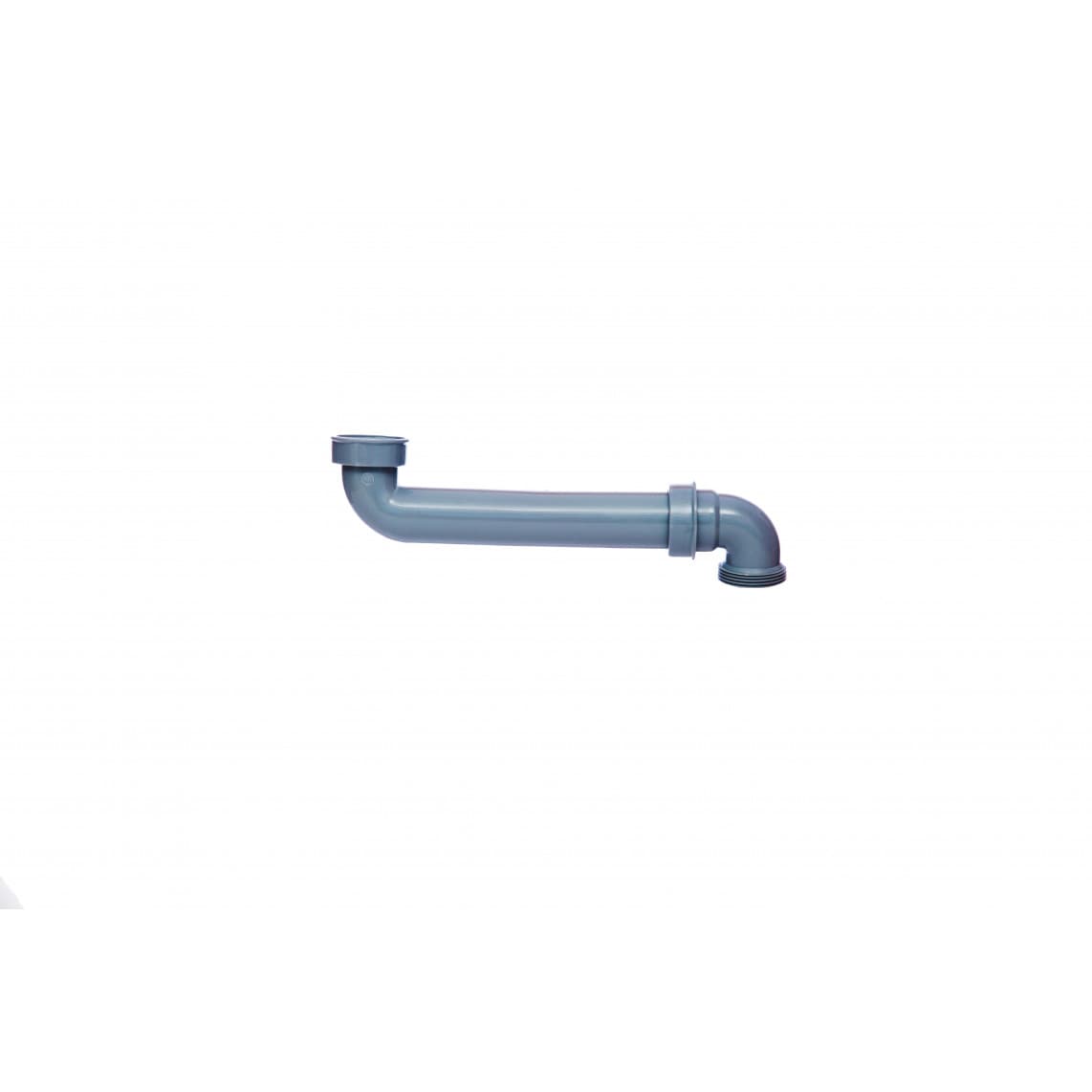 98833849 ECO-SAVE KS coude d’évacuation gain de place pour évier, Gris, 1 1/2" F x 290 mm x 1 1/2" M