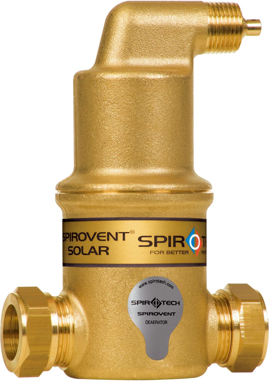 SEPARATEUR D'AIR SOLAR SPIROVENT HORIZONTAL 3/4"