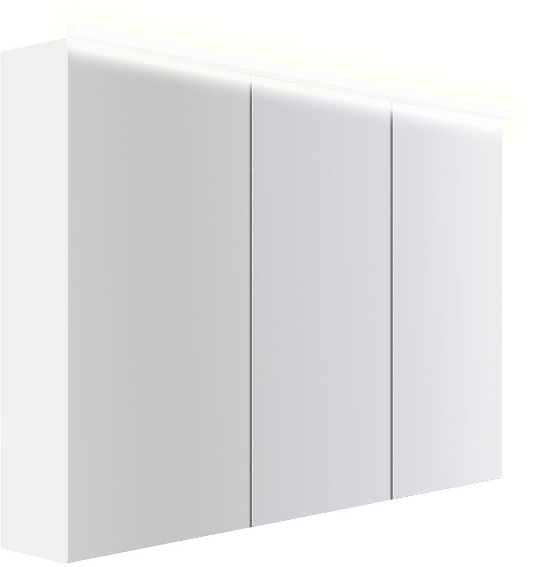 ARMOIRE TOILETTE COFFEE 3 PORTES 1200MM 4250K BLANC MAT