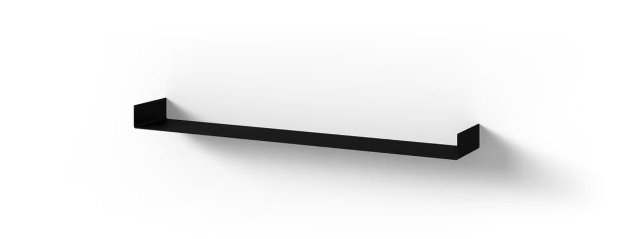 INBOUW COLOUR SHELF  LOOOX 10X60CM MAT ZWART