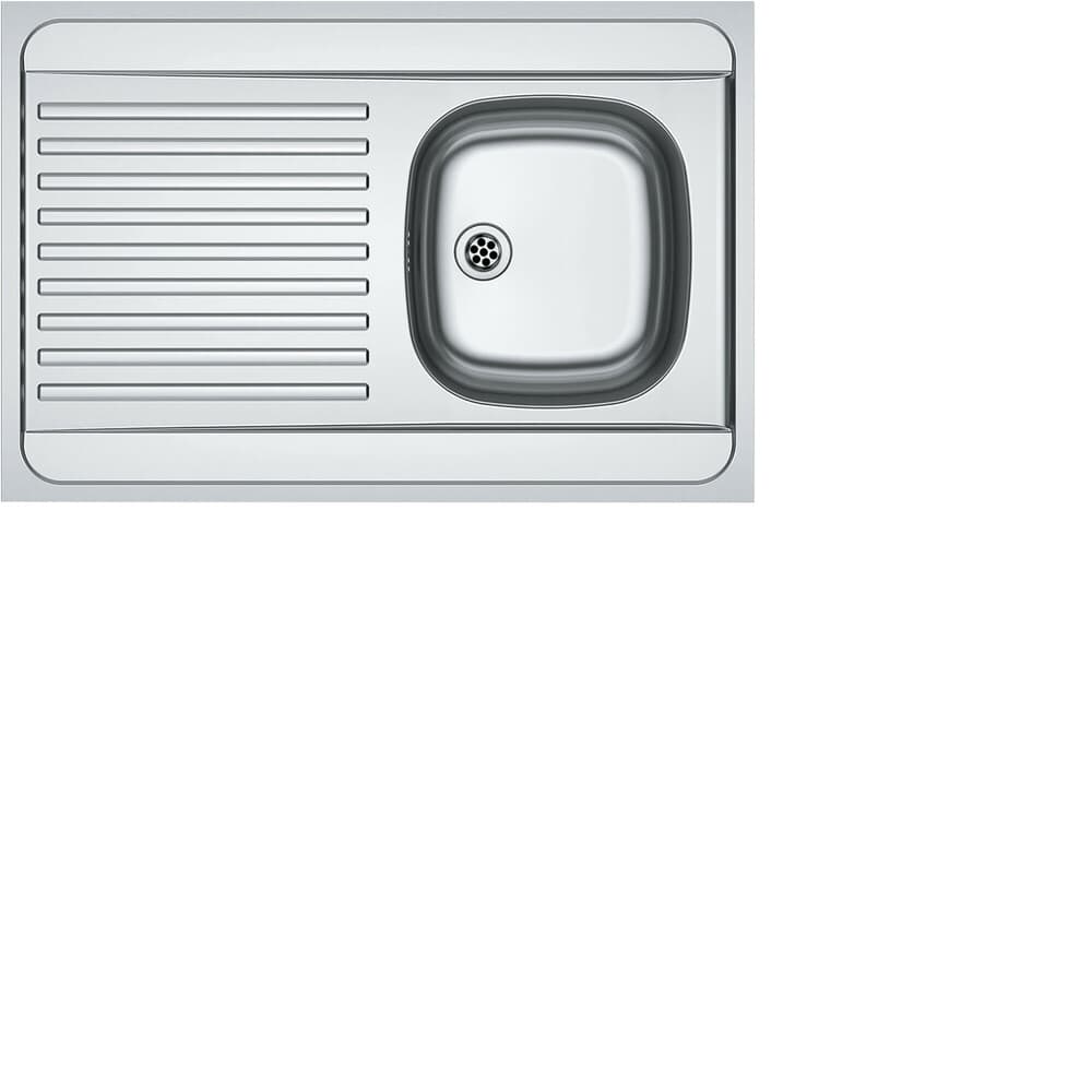 Franke Man 711 évier 900x600mm 1 bac réversible vidage manuel inox