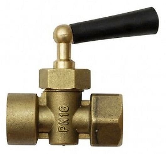ROBINET POUR MANOMETRE 1/2" FF 10 BAR