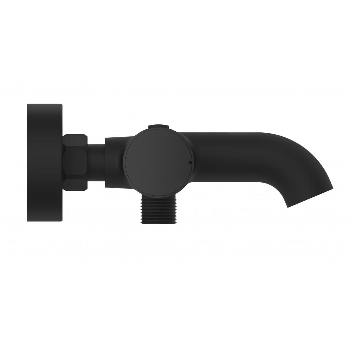 33196 LOS ANGELES Thermostatic bathtub mixer, black matt