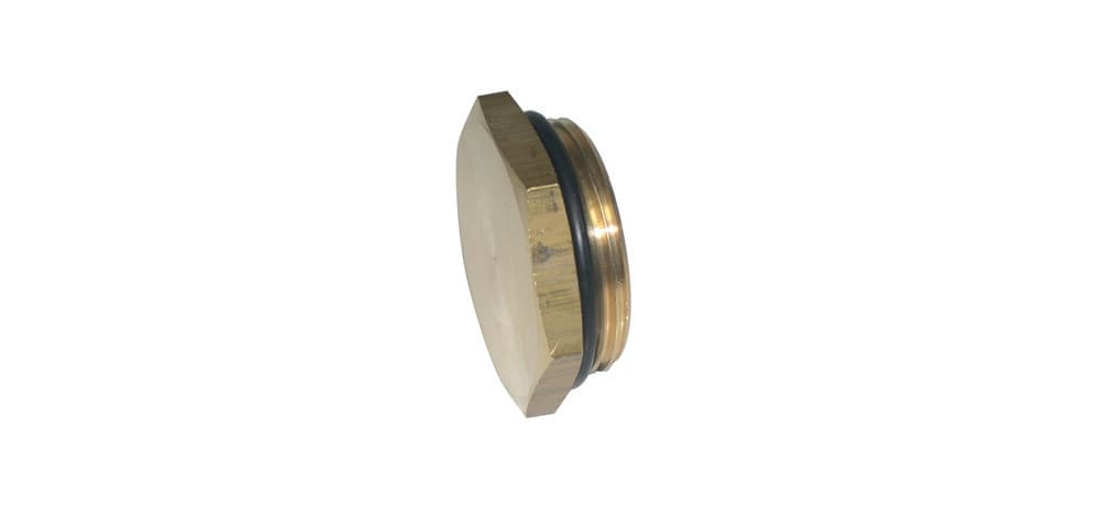 Henco bonnet avec joint pour collecteur laiton 4/4F