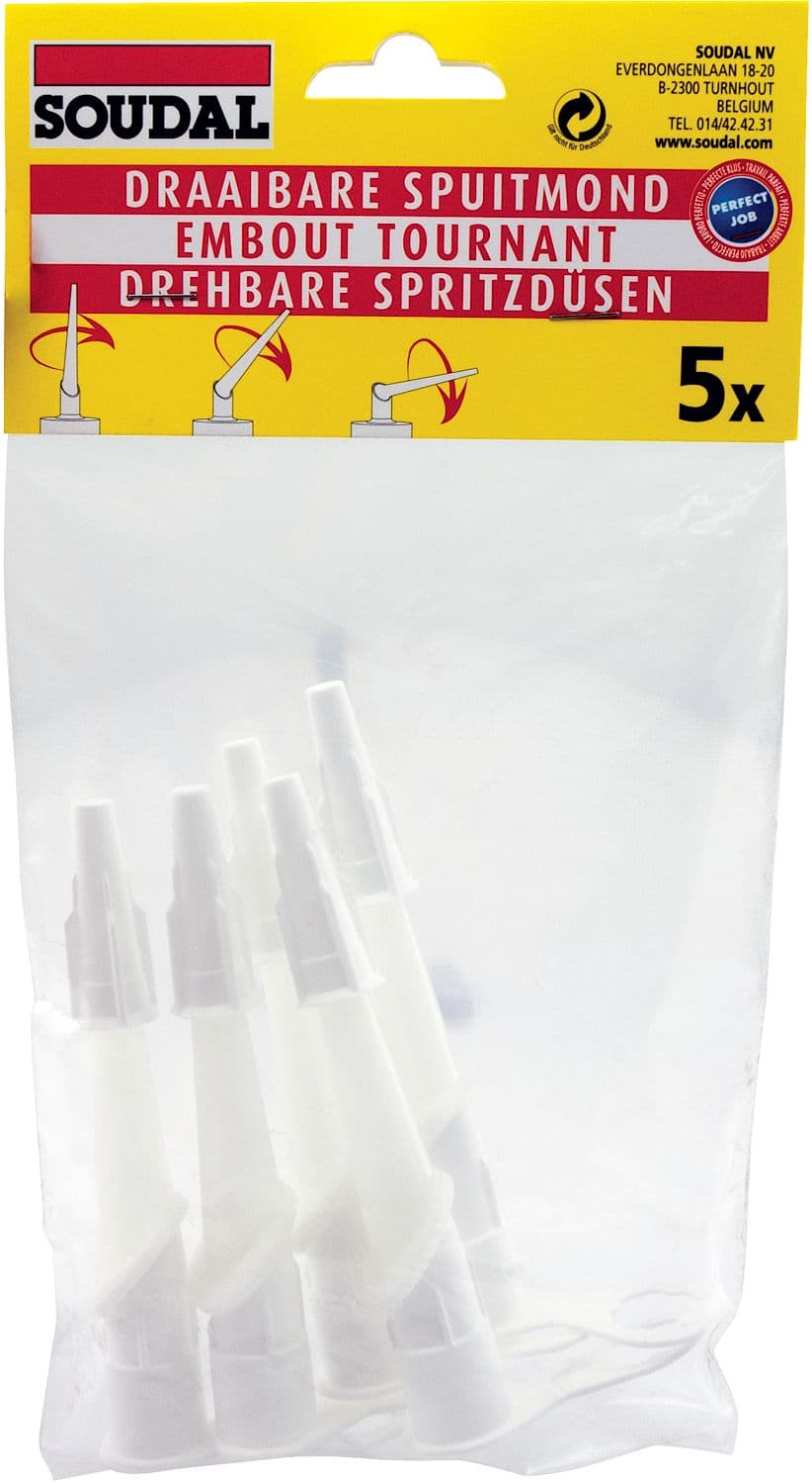 EMBOUT TOURNANT SILICONE SACHET 5 PC