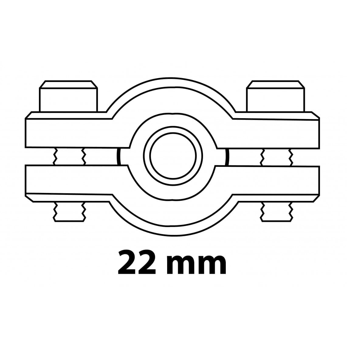98940748 LT collier d’étanchéité, vierge, pour 22 mm