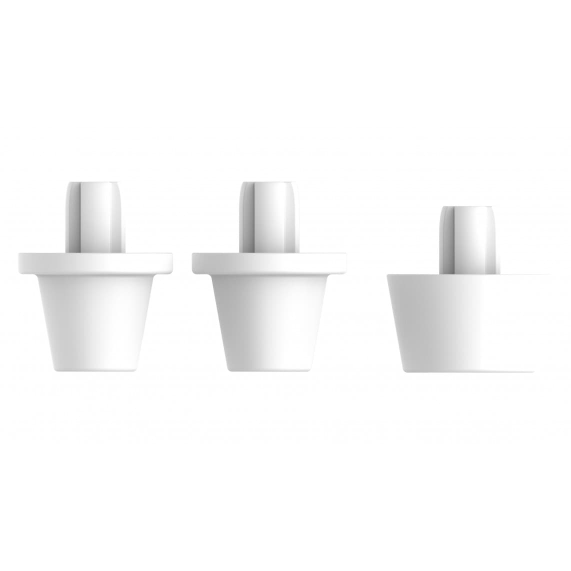 01990 Buffer, plastic, white, for MDF, e.g. for 80123