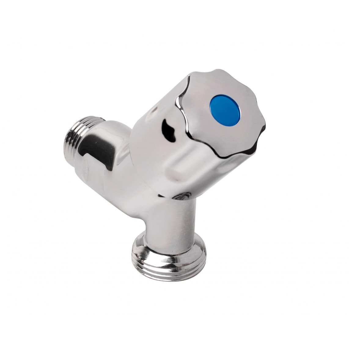 986300148 GA-Vanne murale en bref, 1/2" M x 3/4" M, avec clapet anti-retour