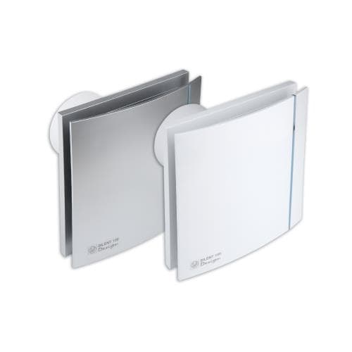 Extracteur de salle de bain 95m³ / h + clapet silencieux