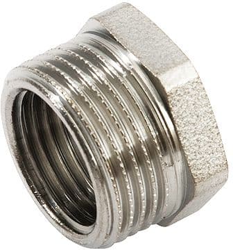 REDUCTION FIL. LAITON 3/4"M-1/2"F CHROME